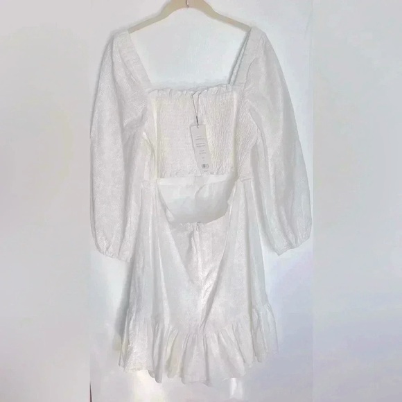 - NWT Veronica Beard size 12 off-white Denise dress - Picture 10 of 12
